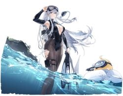 ass azur_lane big_ass big_breasts diving enterprise_(azur_lane) game official_art water