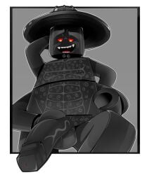 1boy abs big_penis black_body body_hair chest_hair cock dilf enookie hat lego lego_anatomy lord_garmadon_(ninjago) male_focus monster multi_arm multi_limb naked ninjago nude older_male oni red_eyes sharp_teeth solo_male stroking_penis the_lego_ninjago_movie