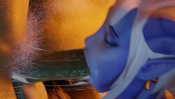 3d animated blender blue_body blue_skin bouncing_ass double_penetration gangbang glowing_eyes green_skin mendezsfm orc orc_male sound submissive_female tagme triple_penetration video warcraft wow yrel