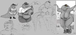 alligator anthro big_breasts doctordj scalie thick_thighs voluptuous voluptuous_female