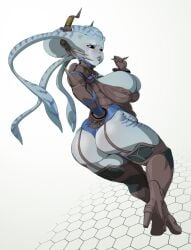 1girls alien alien_girl alien_humanoid artist_request ass big_breasts breasts completely_nude completely_nude_female goetia goetia_(xenoblade) instant-freak nipples nude nude_female pussy vagina xenoblade_(series) xenoblade_chronicles_x