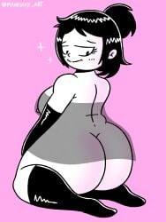 big_ass big_breasts fat_ass female_focus female_only huge_ass inko_midoriya lingerie milf my_hero_academia thick_thighs