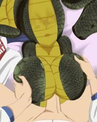 animated paizuri snake tagme unconscious uzaki-chan_wa_asobitai! uzaki_hana video vore