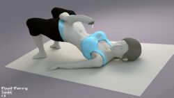 wii fit trainer from nintendo by pixel-perry