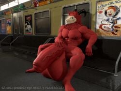 2024 3d abs animated anthro balls becoming_erect big_balls big_muscles big_penis black_horn bone canid canine casual_nudity chronoir_(anubis_cruger) curling_toes demon digital_media_(artwork) erection feet flaccid foreskin fur genitals gif hair hand_on_penis horn huge_balls huge_cock humanoid_genitalia humanoid_penis hyper hyper_balls hyper_genitalia hyper_penis inside_train male mammal masturbation muscles muscular nipples nude open_mouth open_smile pecs penile penile_masturbation penis pubes red_balls red_body red_fur red_hair red_penis short_playtime shorter_than_30_seconds sitting skull skull_head smile snekkuu solo solo_male spread_legs spreading tagme throbbing throbbing_penis train uncircumcised vehicle vein veiny_penis