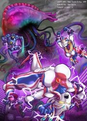 2girls breasts female janus_jammy ultraman_(franchise)