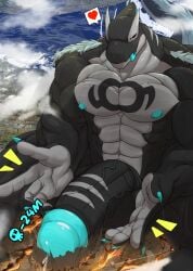 anthro aquatic barazoku blue_penis cetacean city_destruction continent_destruction crush death_count destruction dolphin dragon erz_(ilon) genitals giga hi_res kaiju landscape_dwarfing macro male mammal mfive_(artist) muscular muscular_anthro muscular_male mythological_creature mythological_scalie mythology oceanic_dolphin orca pecs penis scalie solo toothed_whale