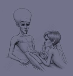 dreamworks dreamworks_animation female male megamind megamind_(character) nude pacific_data_images paramount_pictures roxanne_ritchi