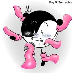 1boy 1boys 2026 adamationz blush blush_lines blushing blushing_male digital_art digital_drawing digital_media genital_slit inanimate_insanity object_show object_shows osc penis sweat sweatdrop sweating sweaty tagme tentacle_bondage tentacle_penis tentacles yin-yang_(ii)