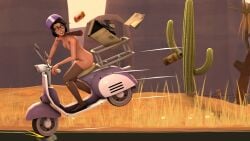 2026 desert driving driving_nude glasses miss_pauling motion_lines naked naked_female pantyhose scooter tagme team_fortress_2 tf2 tie