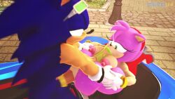 1boy 1futa 3d amy_rose anal anthro ass autofellatio autofellatio_while_penetrated autopaizuri breasts car car_sex cock_ring countersfm eulipotyphlan futanari green_eyes green_lipstick large_ass large_breasts legs_behind_head lipstick_ring male male_on_futa missionary_position nude pink_hair sega sonic_(series) sonic_the_hedgehog sound source_filmmaker tagme thick_thighs video wide_hips