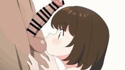 1boy 1boys 1girl 1girls 2026 2d 2d_animation animated ball_sucking balls balls_sucking blush brown_hair character_request copyright_request female male mp4 no_sound oral sucking_balls sucking_testicles tagme tnkxxx video