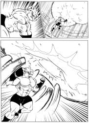 abs anthro ballbusting balls big_balls black_and_white bulge clothed clothed_anthro clothed_male clothing cock_and_ball_torture comic cross-popping_vein digital_drawing_(artwork) digital_media_(artwork) duo_focus english_text genital_torture genitals gloves group handwear hatching_(art) hi_res huge_balls hyper hyper_balls hyper_genitalia jumping male male_anthro mammal monochrome mostly_offscreen_character mouse murid murine muscular muscular_male pain pecs punch reagan700 rodent shaded text