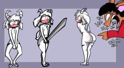 1boy 1boys 2026 anthro asriel_dreemurr ass birbpan covering dess_holiday embarrassed furry male nude tagme undertale