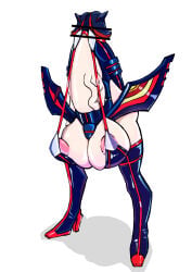 balls body_modification breast_expansion breast_growth breast_growth_(enlargement) breasts censor_bar censored censored_penis crotchboobs futanari intersex kill_la_kill latex matoi_ryuuko monophallia nikunigushii nipple_bulge penis penis_body penis_creature penis_head penis_transformation senketsu testicles transformation what wtf
