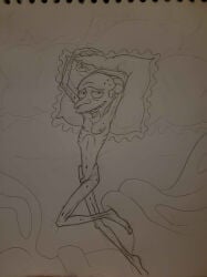 1boy 2025 20th_century_fox 20th_century_studios 20th_television_animation drawing_on_paper fox_corporation gracie_films hi_res male male_only matt_groening misterspectacular montgomery_burns penis the_simpsons traditional_media_(artwork)