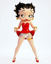 2026 ai_generated betty_boop dress garter panties tagme thighs
