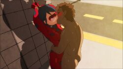 2026 bestofnesia blush closed_eyes crying forced_kiss hands_tied_above_head kissing ladybug_(character) marinette_dupain-cheng miraculous_ladybug nipples_visible_through_clothing no_sound penis pussy rape skin_tight tagme tears vaginal_penetration video