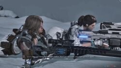 2girls ass_jiggle ass_slap bubble_butt gif hailey_(the_first_descendant) no_sex surprised_expression tagme the_first_descendant video_games viessa_(the_first_descendant)
