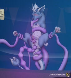 anal anal_penetration animal_genitalia atlantis bodily_fluids cum egg egg_inflation eggs_in_belly ejaculation english_text feral fin_the_fox forced genital_fluids genital_slit genitals hi_res male masturbation nintendo oral oral_penetration oviposition paws penetration pokemon rape sex solo spread_legs spreading srfx18 tentacle_around_leg tentacle_around_tail tentacle_rape tentacle_sex tentacles text