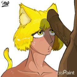 black_body cat_ears cat_tail catgirl loop looping_animation oc original_character tagme video white_background