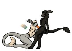 alien anthro black_body black_fur butt chest_tuft cole_(greenguycombine) duo erection fellatio female fur genitals green_eyes greenguycombine grey_body grey_fur male male/female mammal oral oral_penetration penetration penile penis sex submissive submissive_male tail tan_body tan_fur the_nature_of_predators tongue tuft venlil_(the_nature_of_predators) wool_(fur) yvette_(greenguycombine)