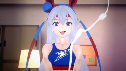 1futa cum cumshot freaky futanari horse_girl meme muscular muscular_arms muscular_female muscular_futa taker_pov tamamo_cross_(umamusume) tongue_out umamusume