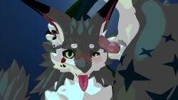 16:9 absurd_res ahegao anthro blush duo ear_penetration genitals hi_res incest_play knot knotted_penis looking_pleasured male male/male novabeast penetration penis shaded widescreen