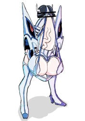 balls body_modification breast_expansion breast_growth breast_growth_(enlargement) breasts censor_bar censored censored_penis crotchboobs futanari intersex junketsu kill_la_kill kiryuuin_satsuki latex monophallia nikunigushii nipple_bulge penis penis_body penis_creature penis_head penis_transformation testicles transformation what wtf