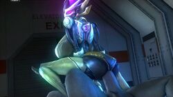 2016 3d animated ass big_breasts big_butt breasts duo female glowing huge_breasts human human/robot human_penetrating machine male mechari on_top penetration penis purple_eyes robot robot_girl sex source_filmmaker straight uwotinfokm8 video_games wildstar