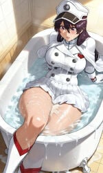 bambietta_basterbine bath bathing bathroom bleach lanr0 quincy_(bleach)