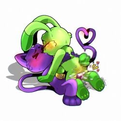 1:1 absurd_res anthro anthro_on_anthro blush bodily_fluids breasts catnap_(poppy_playtime) charm_(jewelry) cowgirl_position cum cum_in_vagina cum_inside danigrex2n duo eyes_closed felid feline female from_front_position genital_fluids genitals heart_symbol heart_tail hi_res hoppy_hopscotch image_sequence kiss_on_lips kissing lagomorph leporid male male/female mammal mob_entertainment on_bottom on_top penetration penile penile_penetration penis penis_in_vagina poppy_playtime rabbit sex smiling_critters tail vaginal vaginal_penetration