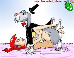 cartoon_network female feral feral_on_female feral_on_human feral_penetrating_human foster's_home_for_imaginary_friends frankie_foster human male mr._herriman rage_grenade straight