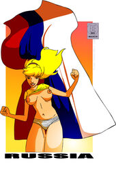 1girls 2003 areola areolae big_breasts blonde blonde_hair breasts captain_planet_and_the_planeteers color colored female female_only gradient_background green_eyes hair hairband human human_only large_breasts linka long_hair malachi navel nipples no_bra nude nudity orange_background panties shirt_lift solo tagme uncensored white_background yellow_background yellow_hair