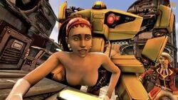 2girls 3d ambiguous_penetration animated borderlands fiona_(borderlands) loader_bot loop no_sound robot sasha_(borderlands) sex tagme tales_from_the_borderlands video