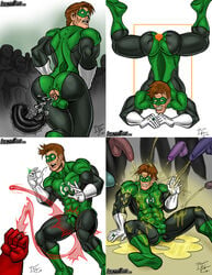 bara dc dc_comics gay green_lantern green_lantern_(series) green_lantern_corps group_pee hal_jordan humiliation icemanblue male male_only peeing peeing_on_another rape uncensored urinating urinating_male urination urine watersports yaoi