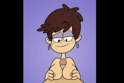 animated breasts color lincoln_loud luna_loud paizuri penis straight_hair the_loud_house