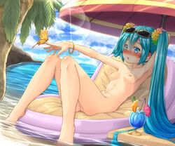 hatsune miku from vocaloid by kitsunerider