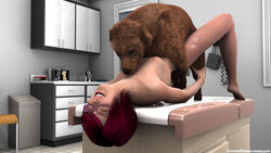 1boy 1girls 3d ambiguous_penetration anett canid canid_on_humanoid canine canine_on_human dog domestic_dog extremexworld female female_human feral hetero human male male/female male_canine mammal missionary missionary_position vaginal_penetration veterinarian zoophilia