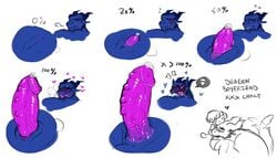 anthro bodily_fluids cosmicminerals cum dragon duo female genital_fluids genitals human male male_focus mammal penis size_difference straight