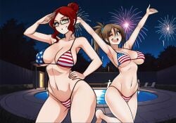 erika (living with hipstergirl and gamergirl) from 4th of july by ai jago dibuja