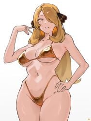1girls adult adult_female bare_arms bare_belly bare_chest bare_hands bare_hips bare_legs bare_midriff bare_navel bare_shoulders bare_skin bare_thighs belly belly_button bewitching_thighs big_breasts bikini bikini_bottom bikini_only bikini_top blonde_eyebrows blonde_female blonde_hair blonde_hair_female breasts busty busty_female busty_girl child_bearing_hips collarbone curvaceous curvaceous_body curvaceous_female curvaceous_figure curvaceous_hips curvaceous_thighs curvy curvy_body curvy_female curvy_figure curvy_hips curvy_thighs cynthia_(pokemon) elbows exposed_arms exposed_belly exposed_chest exposed_hips exposed_legs exposed_midriff exposed_navel exposed_shoulders exposed_skin exposed_thighs female female_focus female_only fertile_hips fingers fukuya_art groin hair_ornament hair_ornaments hair_over_one_eye halterneck hand_on_hip hand_on_own_hip hand_on_own_waist hand_on_waist high_resolution highres hourglass_figure large_breasts lean_figure long_hair looking_at_viewer mature mature_female midriff narrow_waist navel parted_bangs plump_breasts pokemon shoulders simple_background slender_body slender_waist slim_waist smile smiley_face smiling smiling_at_viewer solo standing string_bikini swimsuit swimwear thick_thighs thighs thong_bikini underboob upper_body white_background wide_hips yellow_eyes yellow_eyes_female