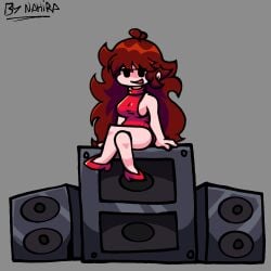 fnf fnf_mods friday_night_funkin friday_night_funkin_mod girlfriend_(friday_night_funkin) microphone nahiara_aguirre sfw