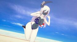 3d absol american_flag american_flag_bikini beach big_ass big_breasts big_butt bikini bikini_bottom bikini_top heels high_heels koikatsu looking_at_viewer pokémon_(species) pokemon pokemon_(species) render_007 smile smiling smiling_at_viewer sunglasses thick_legs thick_thighs thigh_highs thighs united_states_of_america voluptuous voluptuous_female