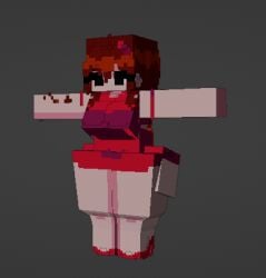 fat fnf fnf_mods friday_night_funkin friday_night_funkin_mod girlfriend_(friday_night_funkin) microphone minecraft nahiara_aguirre