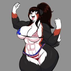 artjwink big_breasts breasts cleavage female furry huge_breasts jwinkz tagme thick_thighs wide_hips