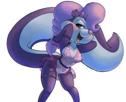 2020 absurd_res alpha_channel anthro big_tail breasts cheek_tuft clothed clothing erect_nipples facial_tuft female fifi_la_fume fur furnut hair_over_eye hi_res huge_tail mammal markings mephitid multicolored_body multicolored_fur narrowed_eyes nipples one_eye_obstructed open_mouth open_smile pink_nose purple_body purple_fur simple_background skunk smile solo striped_markings striped_tail stripes tail tail_markings tiny_toon_adventures tongue translucent translucent_clothing tuft two_tone_body two_tone_fur two_tone_tail warner_brothers