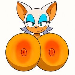 1girls ai_generated breast_focus breasts breasts_focus breasts_out bust female huge_breasts rouge_the_bat solo sonic_(series) sonic_the_hedgehog_(series) topless