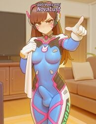 1futa 2025 ai_generated animal_print artist_name average_breasts bangs bodysuit breasts breasts breasts brown_eyes brown_hair bunny_print bust chest cock cowboy_shot d.va dick erection facial_mark finger_gun futanari gloves headphones hi_res high_quality high_resolution highres index_finger_raised indoors long_hair medium_breasts newhalf normal_breasts novalust overwatch patreon patreon_username penis pilot_suit pointing pointing_at_viewer solo stable_diffusion swept_bangs testicles watermark whisker_markings white_gloves