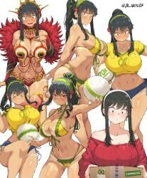 1girls adoptive_mother adult adult_female alternate_hairstyle alternate_skin_color anime_milf armpits bare_arms bare_ass bare_back bare_belly bare_butt bare_calves bare_chest bare_hands bare_hips bare_knees bare_legs bare_midriff bare_navel bare_shoulders bare_skin bare_thighs belly belly_button bewitching_thighs bikini_tan black_hair black_hair_female breasts brown-skinned_female brown_skin brown_skinned_female busty busty_female busty_girl busty_milf child_bearing_hips cleavage collarbone crop_top curvaceous curvaceous_body curvaceous_female curvaceous_figure curvaceous_hips curvaceous_thighs curvy curvy_body curvy_female curvy_figure curvy_hips curvy_milf curvy_thighs cute cute_face earrings elbows exposed_arms exposed_ass exposed_back exposed_belly exposed_butt exposed_chest exposed_hips exposed_legs exposed_midriff exposed_navel exposed_shoulders exposed_skin exposed_thighs female female_focus female_only fertile_hips fingers flower flower_hair_ornament flower_in_hair flower_on_head groin hair_between_eyes hair_ornament hairband high_resolution highres hot_milf hourglass_figure jk_arts07 knees large_breasts lean_figure long_hair looking_at_viewer mature mature_female midriff milf mother narrow_waist navel ponytail red_eyes red_eyes_female serious serious_face serious_look shorts shoulders sideboob sidelocks simple_background slender_body slender_waist slim_waist solo spy_x_family standing swimsuit_tan tan tan_body tan_chest tan_legs tan_line tan_lines tan_skin tan_skinned_female tanned tanned_breasts tanned_skin thick_thighs thighs topwear two-piece_tan upper_body white_background white_hairband wide_hips yor_briar yor_forger young_milf young_woman_and_milf